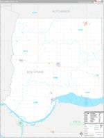 Bon Homme, Sd Carrier Route Wall Map